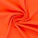 Orangeroter Baumwolljersey der Serie Vanessa, Farbcode 425, weich fallend gelegt